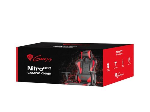 FOTEL DLA GRACZA GENESIS NITRO880 BLACK RED na Arena.pl