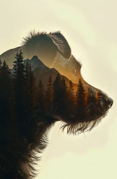 Plakat 53x81cm Psi Duch Lasu zdjęcie 1