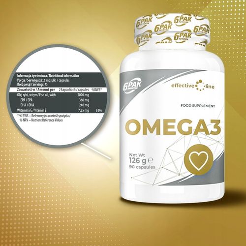 OMEGA 3 FORTE NATURALNY OLEJ Z RYB TRAN + WIT E na Arena.pl