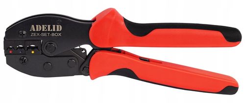 PRASKA Z WYMIENNYMI MATRYCAMI 5 MATRYC ZESTAW ZACISKARKA KONEKTORÓW TULEJEK na Arena.pl