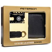peterson zestaw portfel+brelok+karta ptn zms-13