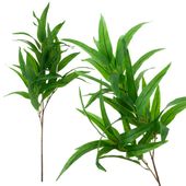 GAŁĄZKA LIŚCIE BAMBUSA DO WAZONU STROIKA REAL TOUCH LISTKI DO DEKORACJI