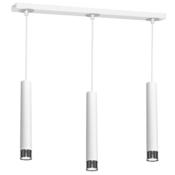 LAMPA WISZĄCA DANI WHITE/CHROME 3XGU10 zdjęcie 9