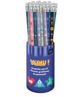 OŁÓWEK TRÓJKĄTNY Z GUMKĄ HB YUHU INTERDRUK