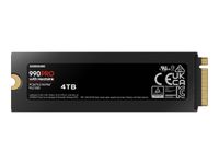 Samsung | 990 PRO z radiatorem | 4000 GB | Format SSD M.2 2280 | Interfejs SSD M.2 NVME | Prędkość odczytu 7450 MB/s | Prędkość zapisu 6900 MB/s