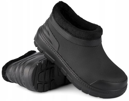 KALOSZE OCIEPLANE damskie krótkie piankowe zimowe lekkie chodaki EVA na Arena.pl