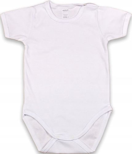 Body Krótki rękaw BIAŁE Biel r 74 KLEKLE na Arena.pl