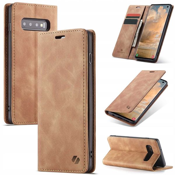 Spacecase Wallet Galaxy S10 Light Brown zdjęcie 11