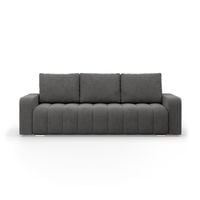 Kanapa z funkcją spania, Velluto, 227x97x87 cm, ciemny szary | TYLETEGOTU