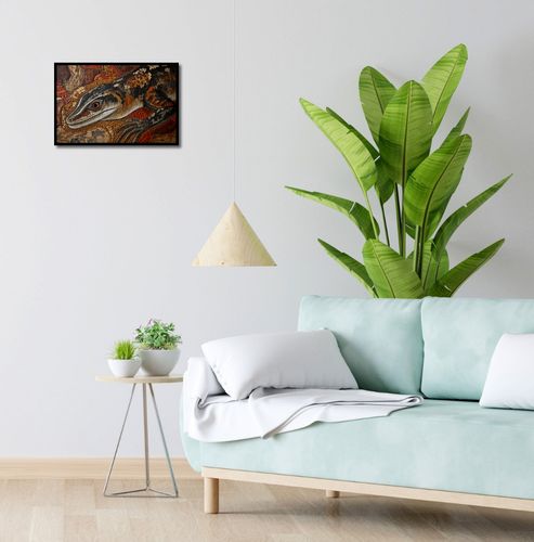 Plakat 45x30cm Oko Jaszczurki na Arena.pl