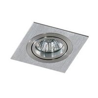 Kwadratowa lampa wpuszczana Caro AZ2435 do sypialni aluminium