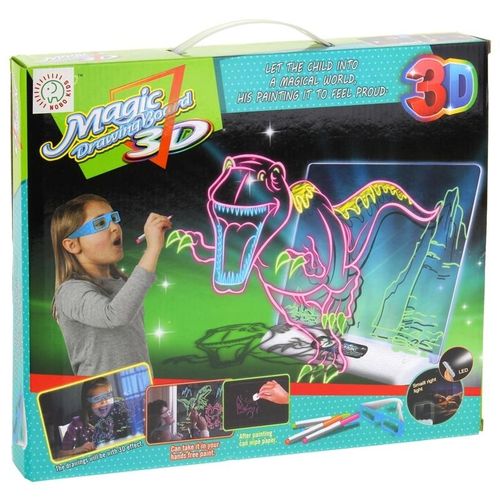 Magiczna Tablica LED 3D do Rysowania Dinozaury na Arena.pl