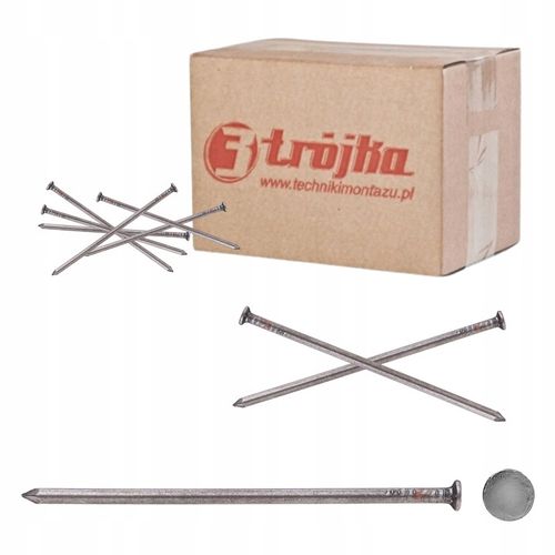 Gwoździe budowlane 4.0x100mm # CZARNE # - 5KG na Arena.pl