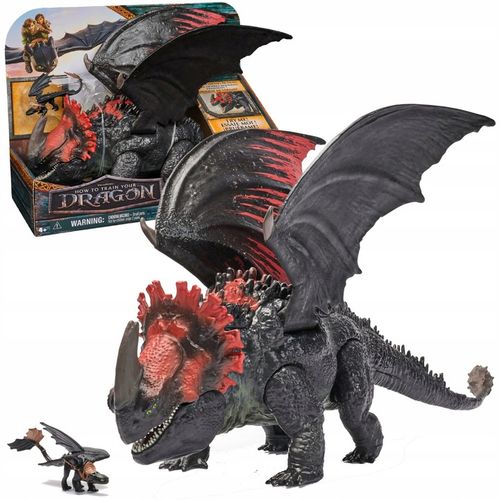 JAK WYTRESOWAĆ SMOKA FIGURKA CZERWONA ŚMIERĆ ATAK Z KŁAPNIĘCIEM 28CM na Arena.pl