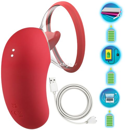 Wibrator Ssący Łechtaczkę Pochwę Piersi Z Językiem Aplikacja App Smartfon na Arena.pl