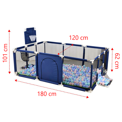 kojec z koszem bramką suchy basen dla dzieci nicekids 180 x 120 cm na Arena.pl