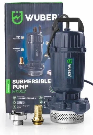 POMPA DO WODY BRUDNEJ CZYSTEJ ZANURZENIOWA SITKO SITO SZAMBA 2100W 1" zdjęcie 10