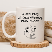 CHAMSKI KUBEK BEZ CENZURY | ŚMIESZNY PREZENT | DO PRACY BIURA DOMU | 330 ml