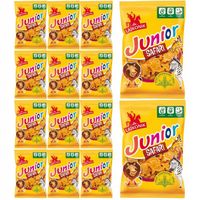 Lajkonik Junior Safari Drobne krakersy o smaku waniliowym 125 g x 14 sztuk