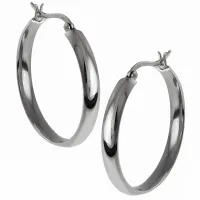 ELEGANCKIE KLASYCZNE SREBRNE KOLCZYKI KOŁA KÓŁKA KÓŁECZKA 3.5CM RYNIENKI