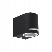 Oprawa lampa kinkiet hermetyczna FOREST GU10 czarny IDEUS