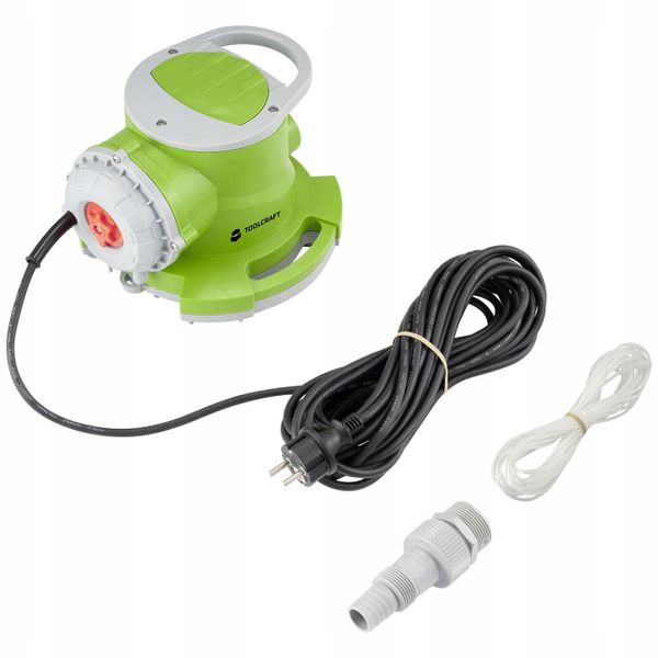 Pompa ZANURZENIOWA zasysająca do BASENU 400 W 7000 l/h TOOLCRAFT zdjęcie 5