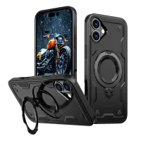 etui hybrid armor trendy z magsafe na iphone 16 plus - czarne