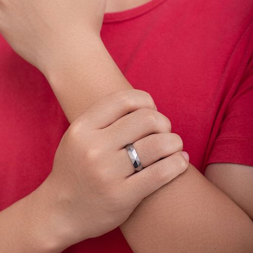 OBRĄCZKA PIERŚCIEŃ z Wolframu WOLFRING EU19 US09 na Arena.pl