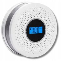 CZUJNIK CZADU CO TLENKU WĘGLA z wyświetlaczem Z CERTYFIKATEM Lcd głośny