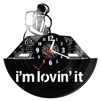 Zegar ścienny z płyty winylowej DJ 832.14