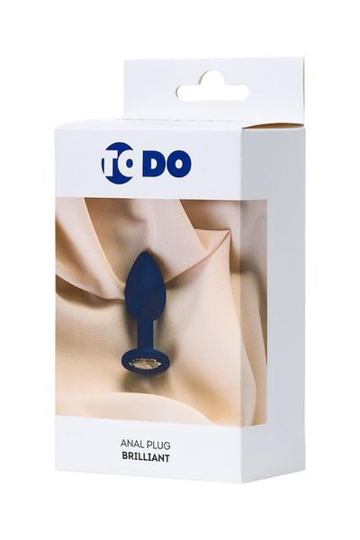 Todo Brilliant Blue Anal Plug zdjęcie 1
