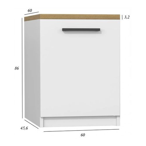 Meble kuchenne Katia D60/82 ARTISAN BIEL na Arena.pl