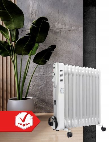 Grzejnik Elektryczny Olejowy Szybko Grzeje 2500W Energooszczędny MOCNY na Arena.pl