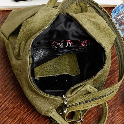 Plecak Damski Skórzany Trójkąt Pojemny Beltimore Q60 na Arena.pl