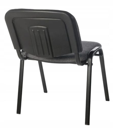 KRZESŁO KONFERENCYJNE BIUROWE ISO SZARE GRUBY PROFIL TAPICEROWANE Z na Arena.pl