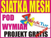 SIATKA MESH REKLAMA reklamowa PROJEKT GRATIS