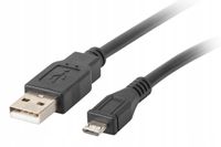 Standardowy kabel micro USB typ B 2.0 długość 1,8m