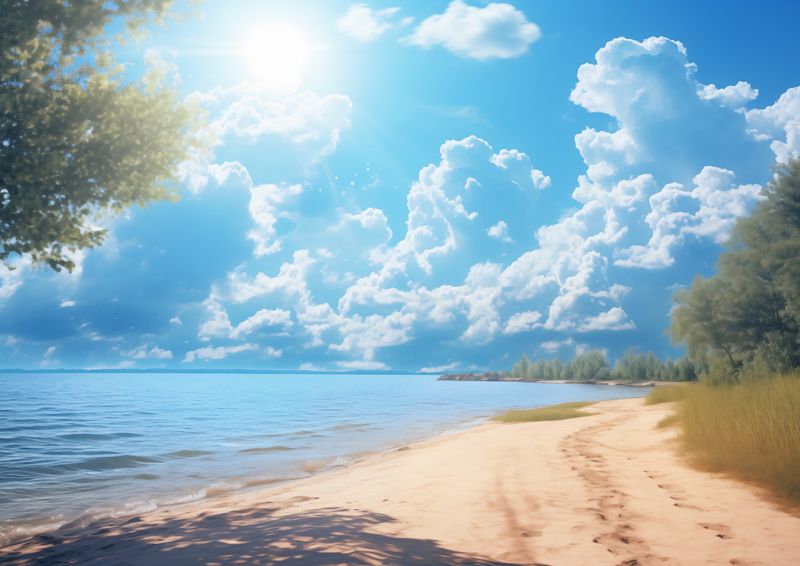 Plakat 42x29,7cm Letni Dzień zdjęcie 1