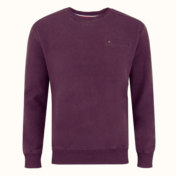 Sweter męski bordowy Amir Rozmiar - L zdjęcie 1