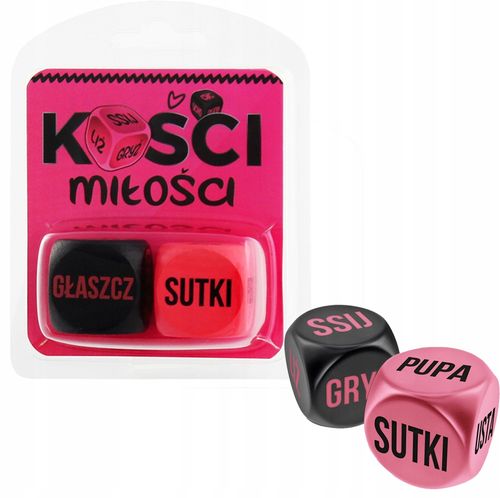 Kości Miłości RÓŻOWE na Arena.pl