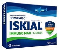 Iskial IMMUNO Max + czosnek 120 kapsułek