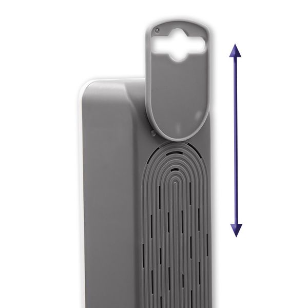 Qoltec Listwa zasilająca | 5 gniazd | 1.8m | Biało-szara zdjęcie 8