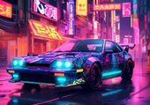 Plakat 66,5x46,5cm Nocny Rajd w Neo-Tokio