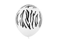 Balony zebra w paski 30 cm, 3 szt.