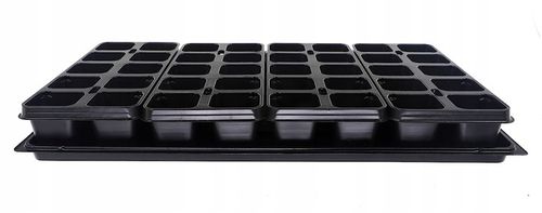 WIELODONICZKA DO SIEWU DONICZKA DO WYSIEWU ROZSAD TACA PODSTAWKA 40szt na Arena.pl