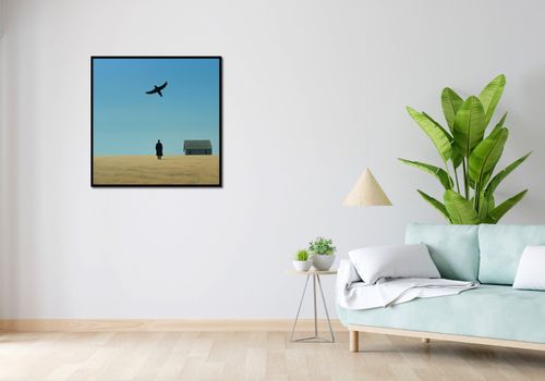 Plakat 80x80cm Samotny i Wolny na Arena.pl