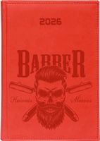 Stylowy kalendarz BARBERA FIRMOWY książkowy A5 2026 rok z grawerem
