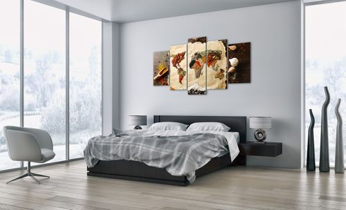 Obraz Na Płótnie - Mapa Przyprawy  - 160X85 Cm - Ea160X85-2832 na Arena.pl