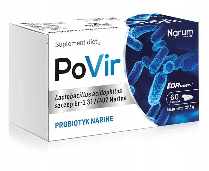 PoVir 400 mg | 60 kapsułek zdjęcie 1