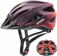 KASK ROWEROWY UVEX VIVA 3 mat, r. 56-62 cm, czerwo